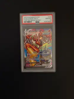 Pokemon Card Blaziken VMAX 201/198 Chilling Reign Secret Rare Holo PSA 10 - Image 1