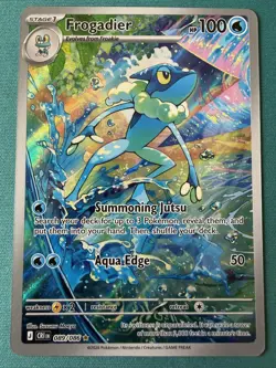 Pokemon TCG Frogadier 089/086 Chaos Rising - Illustration Rare - Image 1