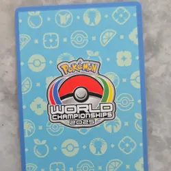 Pokemon TCG Mew EX 180 HP Holo Autographed World Championships 2023 Psychic - Image 2