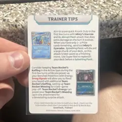 Pokemon Trainer Tips Trainer Card SV Destined Rivals English 2025 Rocket Grunts - Image 2