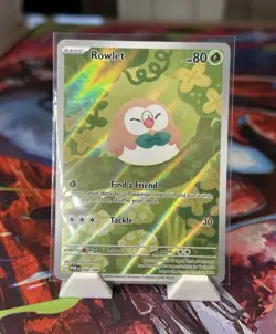 Pokemon Rowlet 090/088 Illustration Rare - Perfect Order NM - Image 1