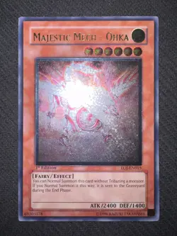 Yugioh Majestic Mech - Ohka 1st Edition Ultimate Rare EOJ-EN015 LP - Image 2