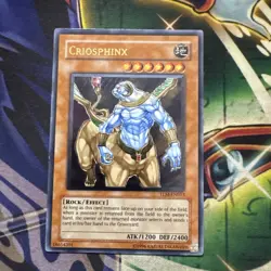 Yugioh! Criosphinx TLM-EN013 Ultimate Rare Unlimited LP - Image 1