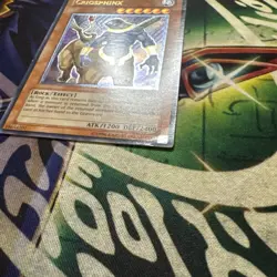 Yugioh! Criosphinx TLM-EN013 Ultimate Rare Unlimited LP - Image 3