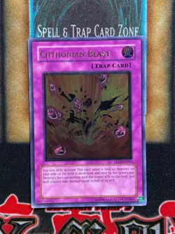 Yugioh Chthonian Blast EEN-EN050 Ultimate Rare NM - Image 1