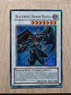 CRMS-EN041 | Blackwing Armor Master | Ultra Rare (Unlimited) YuGiOh - Image 1