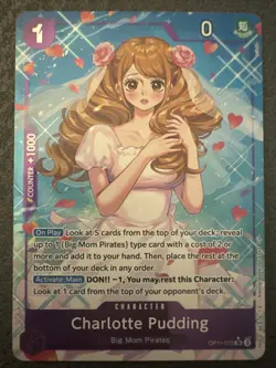 CHARLOTTE PUDDING - OP11-070 - One Piece - ALT ART - English - SR - Image 1