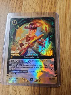 Disney Lorcana Woody Jungle Guide Champ Promo Foil Top 8 + Non Foil Promo - Image 4
