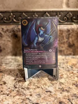 Disney Lorcana Demona Scourge of the Wyvern Clan Cold Foil Rare Card EN 10 NM - Image 4