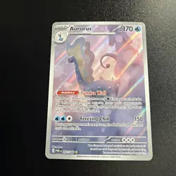 Pokemon Aurorus 92/88 Illustration Rare Perfect Order ME03 Card Mint - Image 1