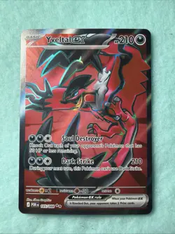 Yveltal ex Full Art Ultra Rare Card Perfect Order 105/088 Pokemon TCG NM - Image 1