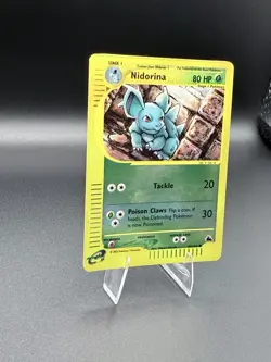 NIDORINA 83/144 Skyridge REVERSE HOLO RH E-Series / E-Reader Pokemon TCG card LP - Image 2