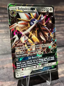 Solgaleo GX 89/149 Ultra Rare SM: Sun & Moon Base Set Pokemon Card - Image 2