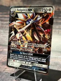 Solgaleo GX 89/149 Ultra Rare SM: Sun & Moon Base Set Pokemon Card - Image 3
