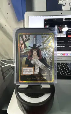 DON!! Card (Dracule Mihawk) (Gold) The Azure Sea's Seven Foil - Image 1