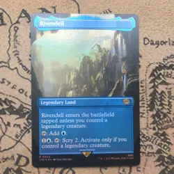 MTG Rivendell *BORDERLESS FOIL* The Lord of the Rings 0344 LP - Image 1