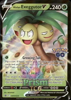 Alolan Exeggutor V SWSH225 Promo SWSH Black Star Promos Pokemon - Image 1