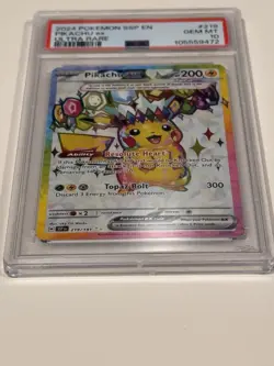 Pikachu ex: PSA Gem Mint 10 Surging Sparks Ultra Rare 219/191 - Pokemon TCG - Image 3