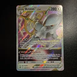The Pokemon Company Pokemon TCG Arceus VSTAR 123/172 Brilliant Stars Ultra Rare - Image 1