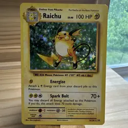 The Pokemon Company Raichu 36/108 Evolutions 2016 Holo Rare Stage 1 100 HP - Image 1