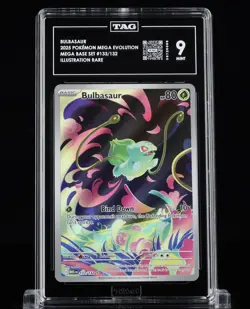 Pokemon - Bulbasaur 133/132 Illustration Rare Holo 2025 TAG 9 - Image 1