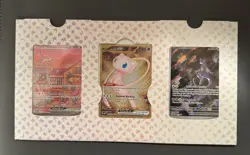 Pokemon TCG 151 UPC Promo Set Mew 053, Mewtwo 052, Metal Mew 205 New Sealed - Image 1
