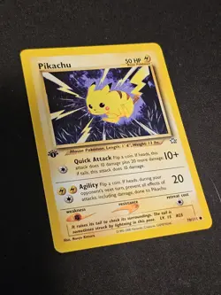Pokemon TCG Pikachu 70 1st Edition Neo Destiny LP - Image 2