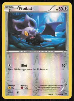 Noibat 131/162 Common BREAKthrough Pokemon Reverse Holo Lightly Played - Image 1