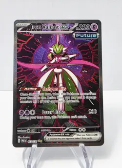 Pokemon Iron Valiant ex 157/131 Sv Prismatic Evolutions Holo SIR ENG - Image 1