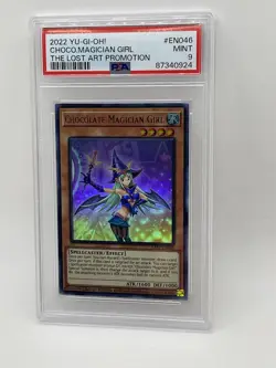 CHOCOLATE MAGICIAN GIRL PSA 9 LART-EN046 Ultra Rare Limited Edition Yugioh 2022 - Image 1