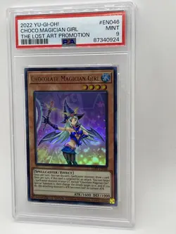 CHOCOLATE MAGICIAN GIRL PSA 9 LART-EN046 Ultra Rare Limited Edition Yugioh 2022 - Image 3