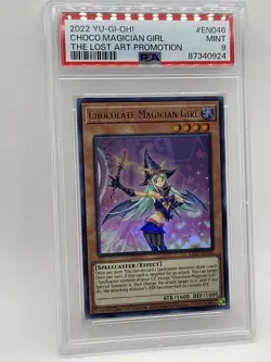 CHOCOLATE MAGICIAN GIRL PSA 9 LART-EN046 Ultra Rare Limited Edition Yugioh 2022 - Image 4