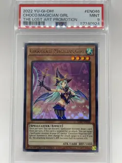 CHOCOLATE MAGICIAN GIRL PSA 9 LART-EN046 Ultra Rare Limited Edition Yugioh 2022 - Image 5