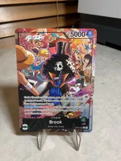 One Piece Brook OP15-022 Alternate Art Leader Holo Straw Hat Crew - Image 1