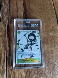 Monkey D. Luffy TAG 10 ENG #014 2024 Ultra deck the three Brothers One piece - Image 1