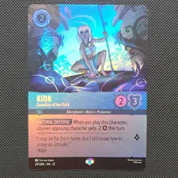 Disney Lorcana Wilds Unknown KIDA Guardian of the Path Epic Foil #217/204 EN 12 - Image 1