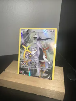 Arceus XY83 Full Art Holo Ultra Rare Pokemon Card Black Star Promo 2015 - Image 1