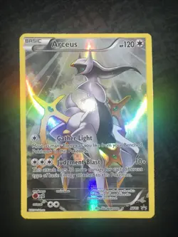 Arceus XY83 Full Art Holo Ultra Rare Pokemon Card Black Star Promo 2015 - Image 3