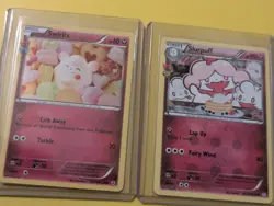 Pokemon TCG Swirlix, Slurpuff Radiantcollection/Holo Lot - 2 Cards - Image 1