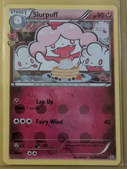 Pokemon TCG Swirlix, Slurpuff Radiantcollection/Holo Lot - 2 Cards - Image 3