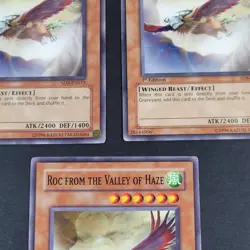 Yugioh TCG - 3x Roc From the Valley of Haze - SD8-EN012 - LP- 1st Edition - 2007 - Image 5