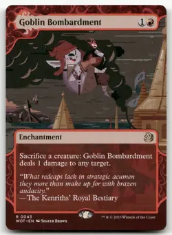 Goblin Bombardment #43 (NM) Wilds of Eldraine WOT Magic MTG - Image 1
