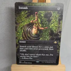 Wizards of the Coast MTG DMR Entomb Borderless #426 Rare Regular Black English - Image 1