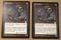 2x - Steel Golem - Weatherlight - MTG - Magic the Gathering - x2 - Image 1