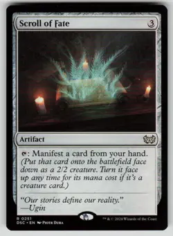 Scroll of Fate R Commander: Duskmourn: House of Horror 251 NM - Image 1