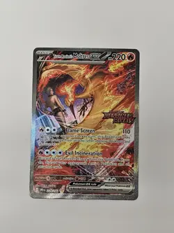 Pokemon TCG Team Rocket's Moltres ex 229/182 Destined Rivals Stamped Promo - Image 1