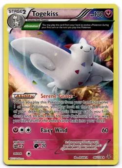 Togekiss 46/108 Holo Rare Roaring Skies Pokemon Holo Moderately Played - Image 1