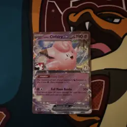 Lillie's Clefairy ex - 056/159 Prize Pack Series Cards Pokemon NM Holo - Image 1