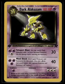 Dark Alakazam (18) #18/82 Team Rocket tcg Pokemon - Image 1