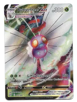 Butterfree VMAX 002/189 Swsh03: Darkness Ablaze Holo Ultra Rare Pokemon - NM - Image 1
